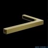 Radaway Essenza 8 Brushed Gold Ptj kabina pięciokątna 80x90cm lewa szczotkowane złoto 10490000-99-01L/10490400-01-01